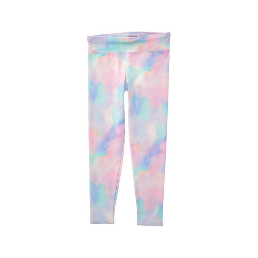 Threads 4 Thought Girls  Rainbow Cloud Print Legging, Pink